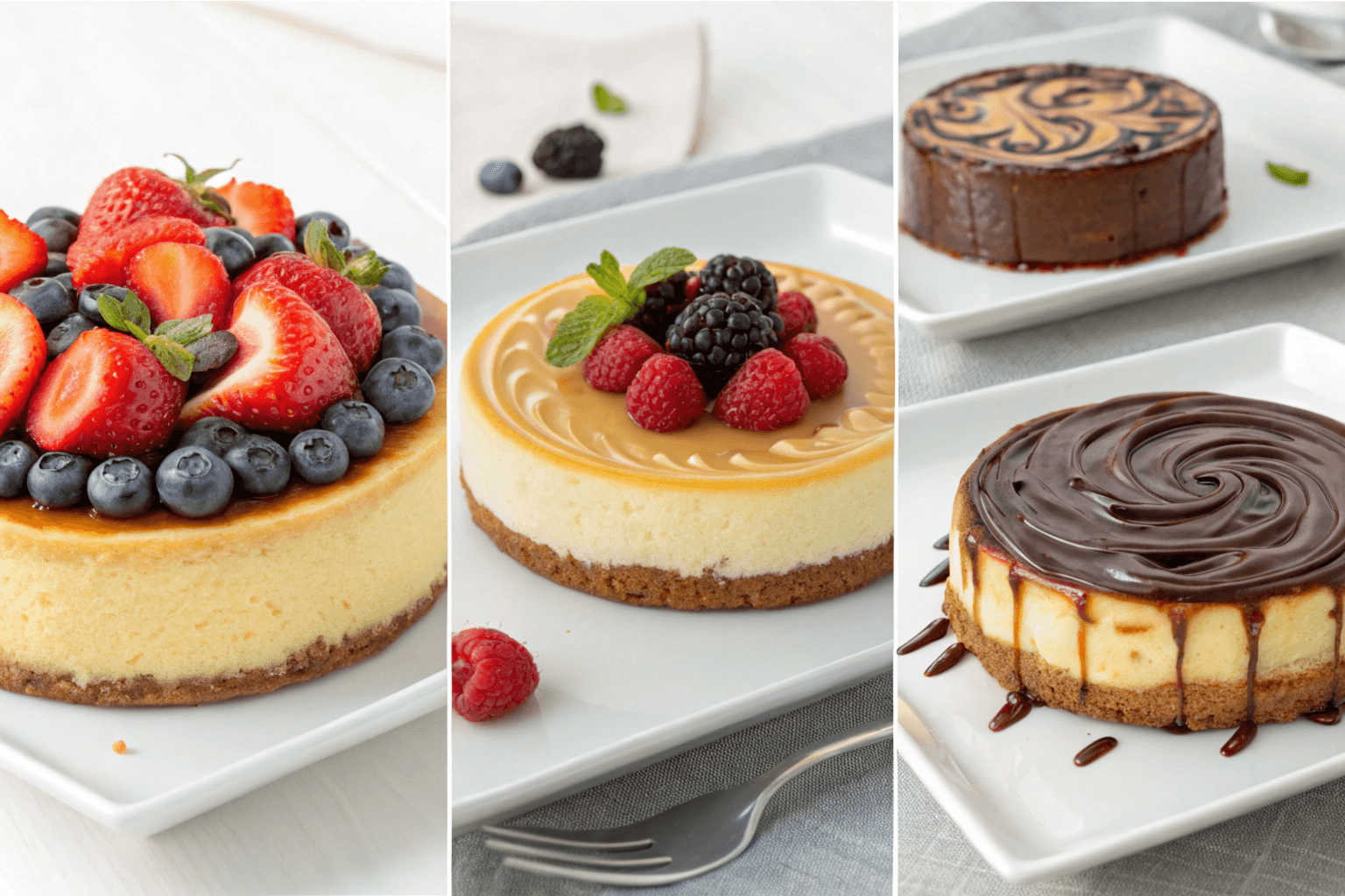 Variations of New York Cheesecake