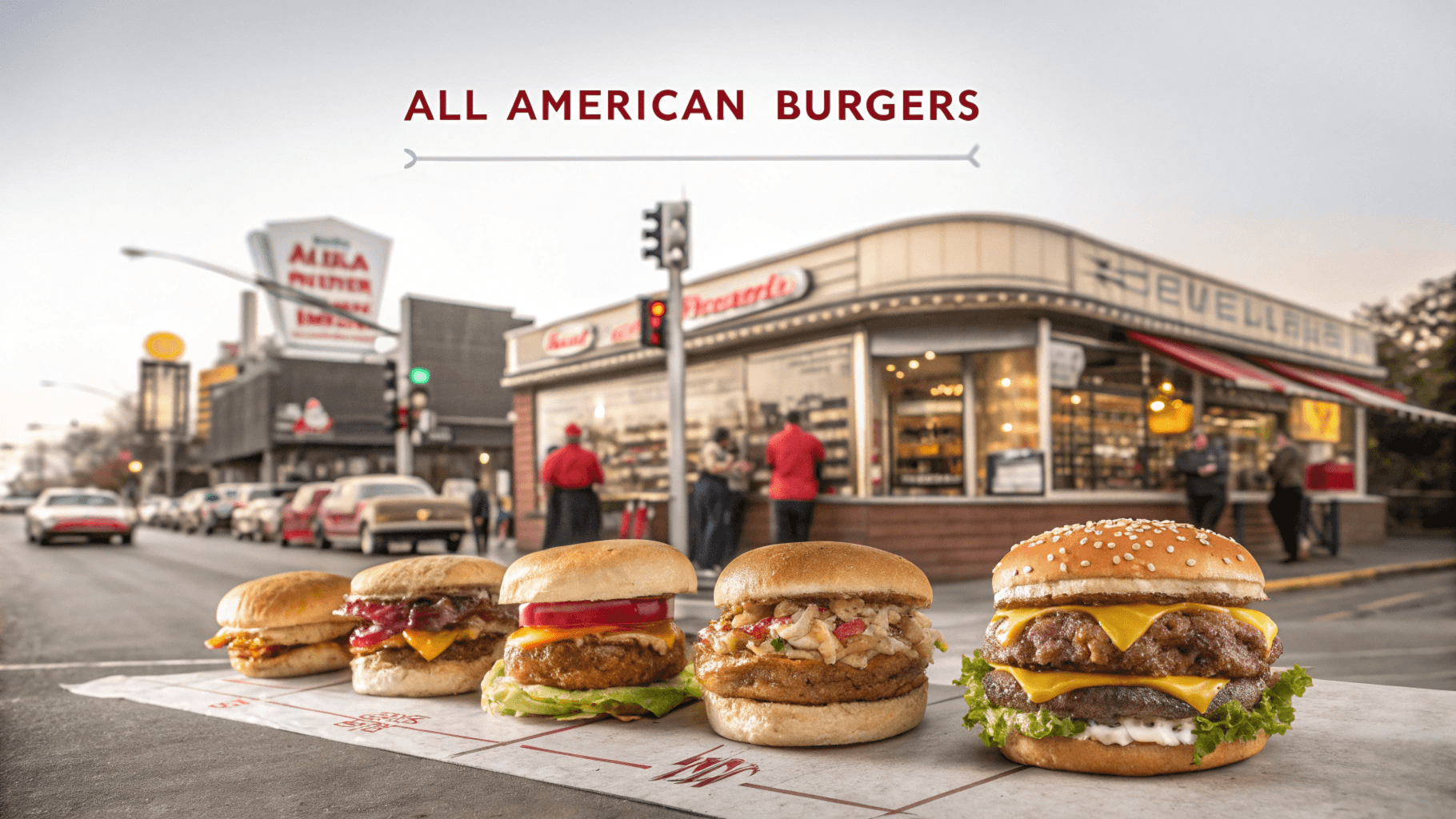 Over the decades, All American Burgers has grown from a single diner to a beloved fast-food chain. This timeline shows the remarkable evolution of a brand that’s stood the test of time.