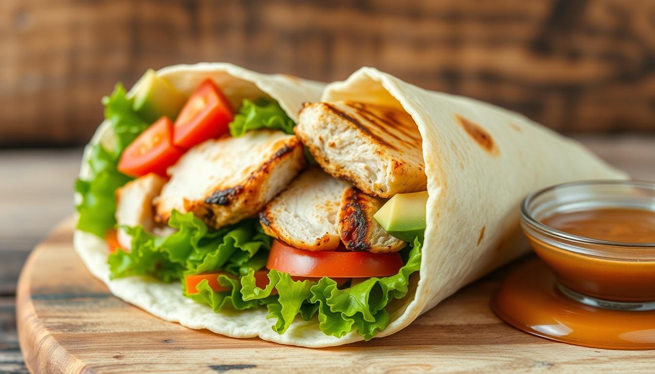 Best Grilled Chicken Wrap