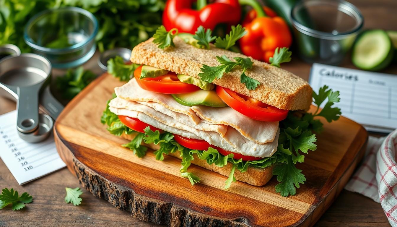 Calories in Turkey Sandwich