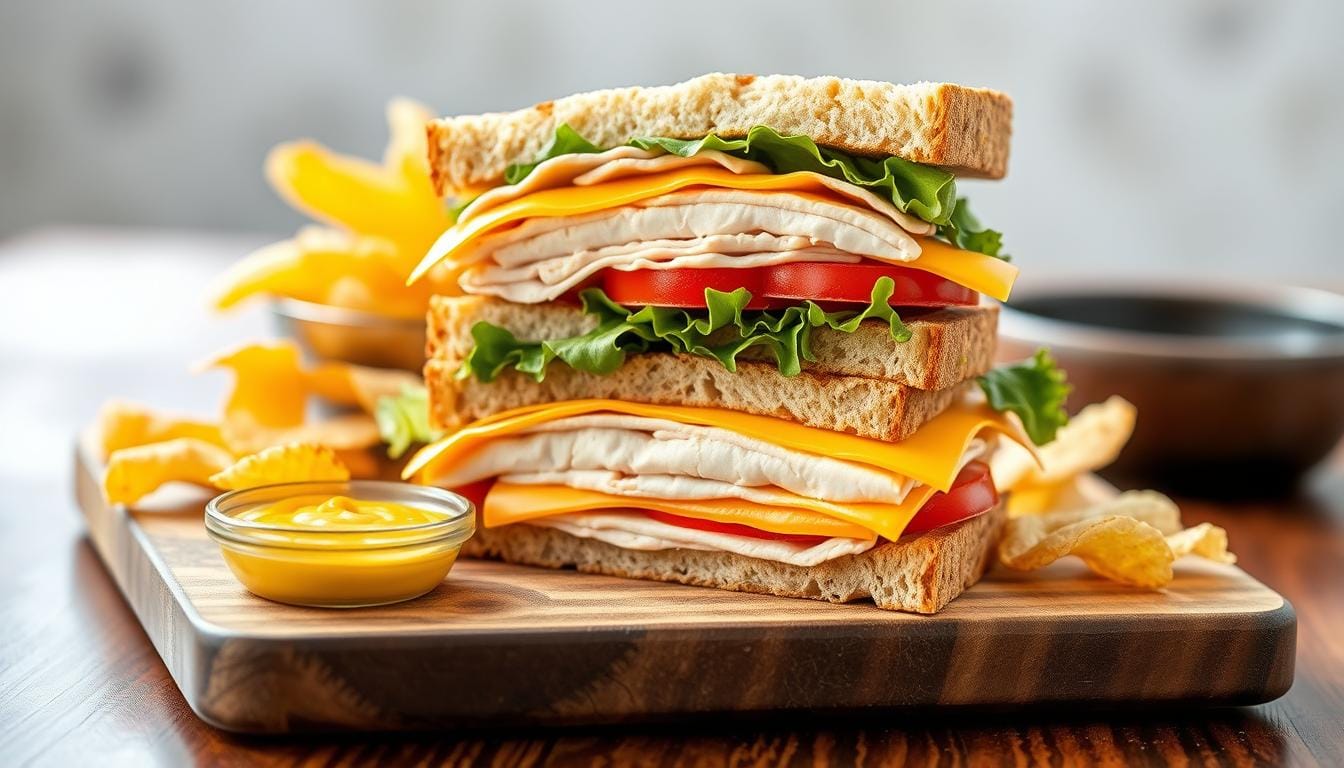 Turkey and Cheese Sandwich