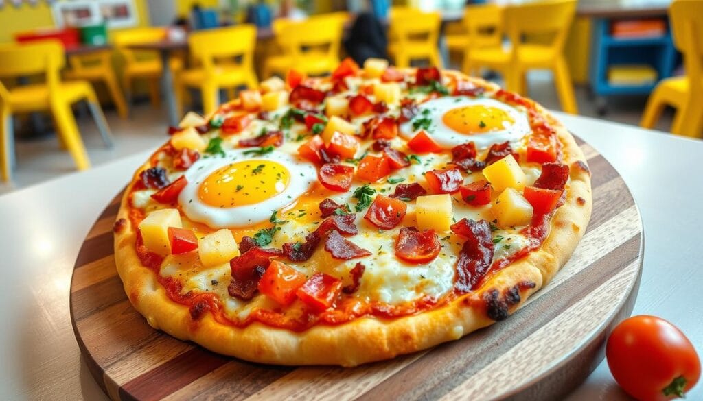 breakfast pizza for schools