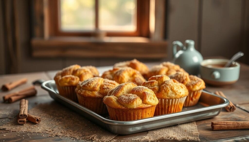 cinnamon sugar French toast muffins