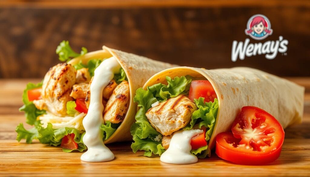 wendy's grilled chicken wrap