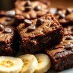 banana bread brownies