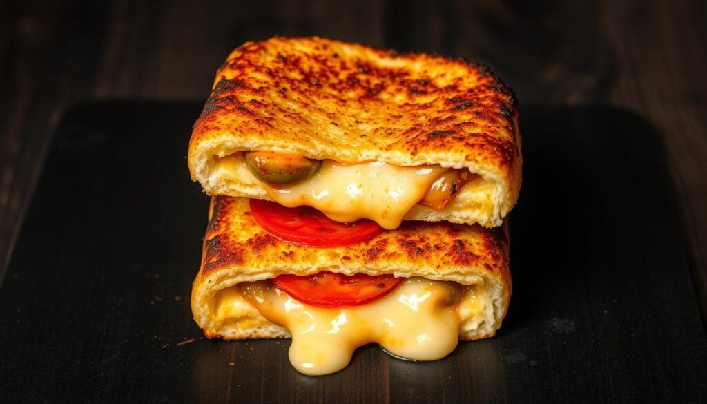 crispy pizza toastie