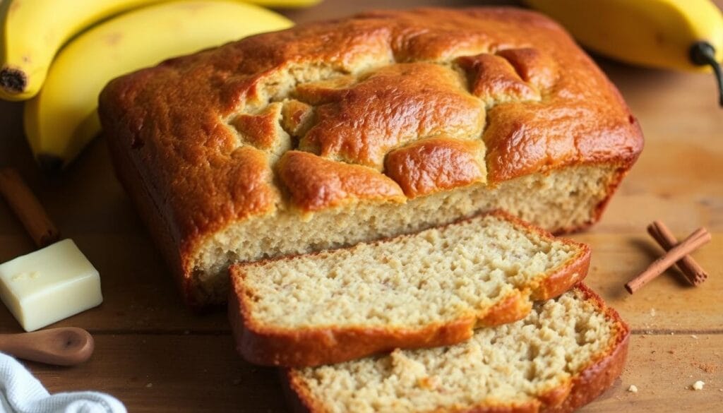 4 ingredient banana bread