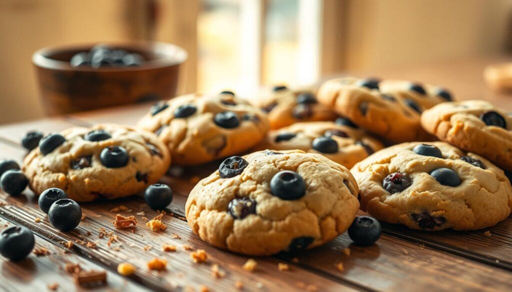 Banana Blueberry Breakfast Cookies