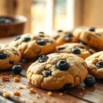 Banana Blueberry Breakfast Cookies