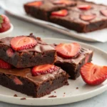 strawberry brownies recipe with cake mix