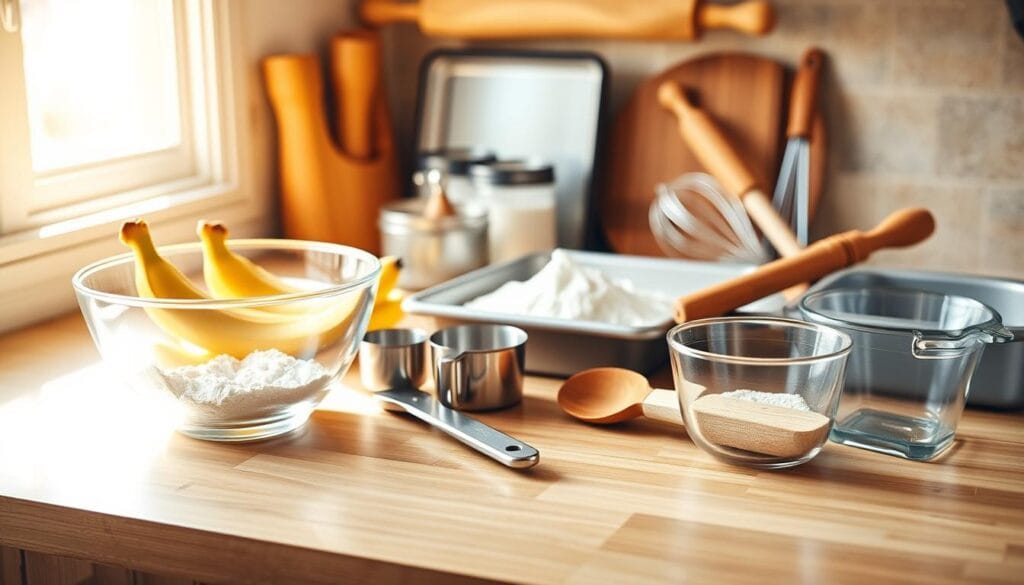 kitchen tools for banana bread