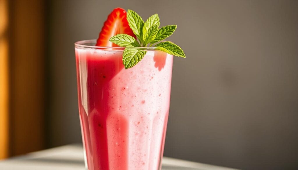 strawberry lassi